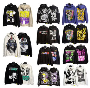 Sudaderas con Capucha de Algodón 100% de Alta Calidad, Personalizadas para Hombre, con la Frase 'THAT'S A AWFUL LOT OF COUGH SYRUP' - Product Image 1