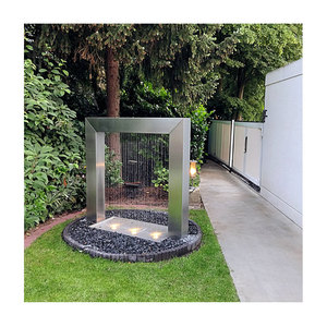 Tùy chỉnh hiện đại ngoài trời gỉ kim loại đài phun nước corten thép nước vườn tính năng - Product Image 3