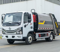 Camion compacteur de déchets à chargement arrière 8CBM, neuf, Dongfeng Dolica, pour la collecte des déchets urbains et ruraux