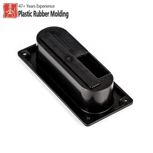 Boîtier en plastique <span class=keywords><strong>noir</strong></span> moulé par injection sur mesure OEM, plaque de terminaison, cadre de montage, façade pour équipement électronique et machines - Product Image 4