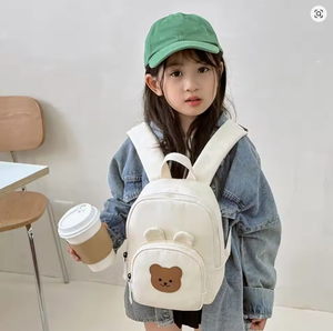 Zainetto per la scuola materna coreano con orsetto dei cartoni animati, regolabile, in nylon, per bambini e bambine, adatto a tutte le stagioni - Product Image 4