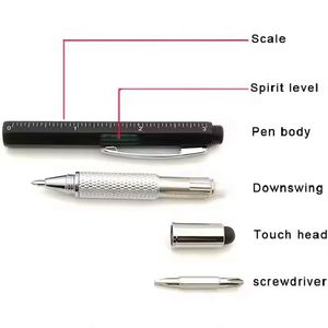Promotional <b>Pen</b> With Logo 6 in 1 Multi Function <b>Pens</b> Wholesale for Business Event Promo <b>Gifts</b> - Product Image 3