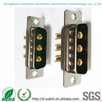 Conector de alimentación D SUB 3W3 macho impermeable, conector de alimentación 30a 3w3,2v2,5w5 macho hembra
