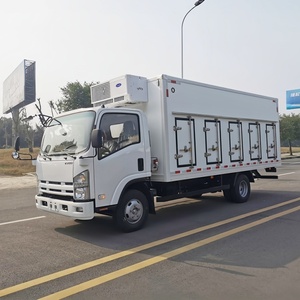 ISUZU 700P 8 Ton Insulated Ice Cream Refrigerator Truck 4x2 Small Refrigerated Freezer Food Goods Transport Truck - Product Image 2