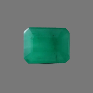 Émeraude naturelle de 6,62 carats, certifiée Panna, pierre précieuse verte de qualité supérieure, qualité export, pour bague, pendentif, bijoux. - Product Image 1