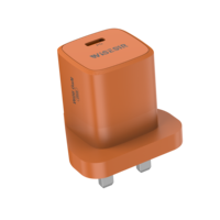 Adaptateur de chargeur super rapide WISESIR 25W PD QC3.0 Mini Type-C PD avec protection OTP Z25-UK pour S24/S23 Ultra