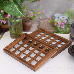 Wooden Coffee Capsule Storage Tray 20 Compartment <b>Shelf</b> For Coffee Pods Tea Room <b>Bar</b> Use - Product Image 3