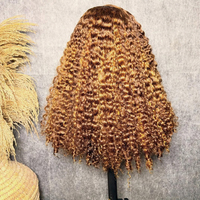 Pelucas de Cabello Vietnamita Virgen de Doble Trama, Color P4/27, con Frente de Encaje Transparente HD 13x4, de la Mejor Calidad, Venta al Por Mayor