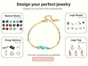 Pulsera de Aventurina Verde en Capas, Joyería Delicada de Acero Inoxidable para Boutiques y Regalos del Día de la Madre - Product Image 2