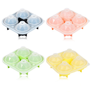 Hình Dạng Độc Đáo <span class=keywords><strong>Ice</strong></span> <span class=keywords><strong>Ball</strong></span> Báo Chí Rõ Ràng Lớn Ướp Lạnh Uống Silicone Sphere <span class=keywords><strong>Ice</strong></span> <span class=keywords><strong>Ball</strong></span> Maker Khuôn - Product Image 3