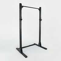 Rack de musculation multifonctionnel commercial pour squats et tractions, support réglable pour barre d'haltères, banc de musculation à domicile, équipement de fitness pour l'entraînement de force