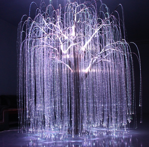 Luz óptica de fibra de árbol de <span class=keywords><strong>Navidad</strong></span> de nieve led para exteriores, superventas - Product Image 1