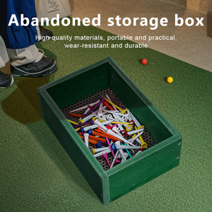 Caddy en T cassé de golf-Cadre en plastique recyclé avec fond en maille d'acier Support de boîte en T écologique pour terrain de golf - Product Image 3