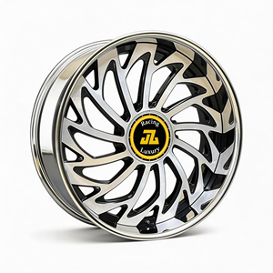 JZ Custom Deep Dish Geschmiedete Felgen – 22, 24, 26, 28, 30 Zoll Geschmiedete Felgen mit Zentralkappen für PKW-Räder – Designzeichnungen - Product Image 6