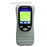 Alcootest portable portable avec imprimante intégrée Capteur de pile à combustible Détecteur de testeur d'alcool de batterie au lithium