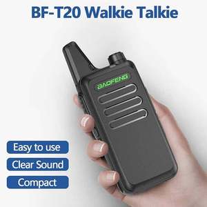 Giá rẻ nhất Baofeng BF-T20 2W UHF thông tin liên lạc ham hai chiều đài phát thanh di động Interphone cầm tay mini Long Range Walkie Talkie - Product Image 5