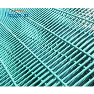 High Security 358 Yard Safety Welded Steel Mesh Anti-Theft Anti-Climb Fence Galvanized Finishing With 4mm Wire Powder Coated