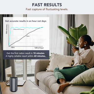 Moniteur <span class=keywords><strong>de</strong></span> <span class=keywords><strong>radon</strong></span> Wifi Lifebasis Rn-pro 200 avec capteur à chambre à ions pulsés - Product Image 5