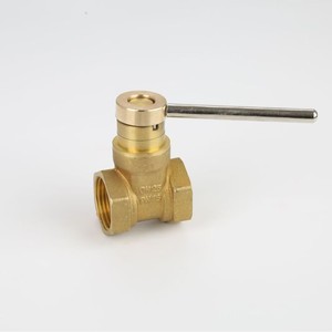 Tmok DN25 1inch chống trộm an ninh BSP nữ nước từ khóa Brass Van cổng cho đồng hồ nước - Product Image 2