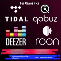 Abonnement longue durée TIDAL HIFI, musique numérique sans perte Qobuz Studio, service d'abonnement numérique européen et américain