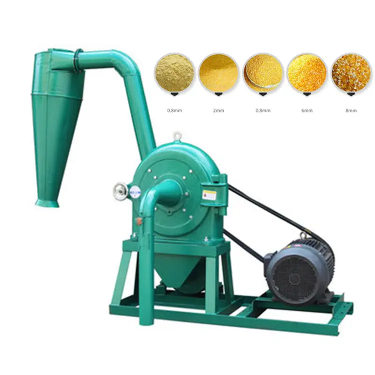 Trituradora automática multifuncional para moler maíz y arroz, Molino de Grano, molino de harina de arroz, trituradora de maíz
