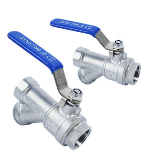 Filtre à boule en Y Yod personnalisé en acier inoxydable avec raccords filetés femelles de 1/2 à 2 pouces NPT pour filtration <span class=keywords><strong>d</strong></span>'<span class=keywords><strong>eau</strong></span>, gaz, huile et CVC - Product Image 4