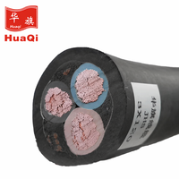 Câble de grue à tour en cuivre Huaqi, câble d'ascenseur de chantier avec gaine CPE, certifié ISO9001 pour alimentations 450V, destiné aux entreprises Fortune 500
