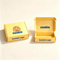 Boîte à biscuits et desserts en carton écologique, qualité alimentaire, emballage de boulangerie en gros, boîte à gâteaux, biscuits, beignets avec logo