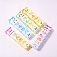 Boîte à dentifrice en carton blanc écologique, expédition rapide en 72h, boîte en papier biodégradable avec revêtement UV