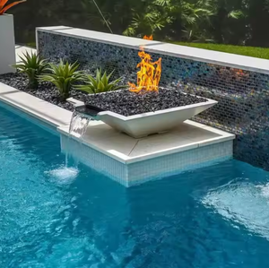 Corten น้ำพุเหล็กเต้นรำ firepit น้ำพุกลางแจ้งบ่อน้ำน้ำตกบ้านน้ำพุ fengshui น้ำพุน้ำกลางแจ้ง - Product Image 6