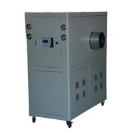 Refroidisseur d'eau industriel 380V pour le traitement du plastique, refroidissement environnemental, moteur 10HP pour compresseur, réfrigérant R22
