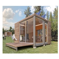 Conception de maison en bois préfabriquée pour le Kenya, appartements chinois, maisons préfabriquées économiques à 2 chambres en kit, vente en Amérique du Sud, toilettes incluses