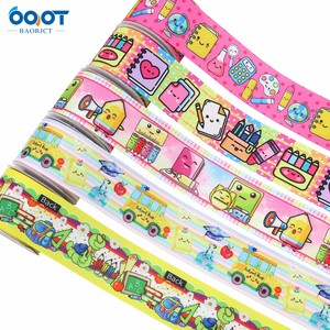 Ruban pour la rentrée scolaire, boîte cadeau DIY, emballage, cadeau pour banquet scolaire et banquet du centenaire, ruban tissé, ruban d'anniversaire - Product Image 2