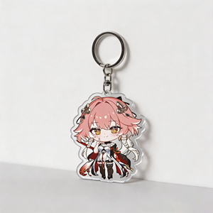 Custom Factory Wholesale All Kinds of Images Q Version Animation Acrylic Key Chain UV Printing Waterproof Advertising Printing - Product Image 2