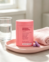 Capsules de Probiotiques Vaginaux Marque Blanche, 60 Capsules Végétaliennes, Soutien de la Flore et du pH Équilibré, Complément Alimentaire pour le Bien-être Féminin
