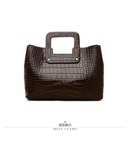 Bolsos de Mano con Patrones de Lujo, Bolsos Clásicos de Gran Capacidad para Mujer, Bolsos Cruzados de Cuero Genuino de Diseñador para Mujer - Product Image 5