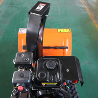 Machine de déneigement télécommandée, souffleuse à neige, charrue à neige, nettoyeur de piste à essence Loncin 196cc EPA pour pentes raides