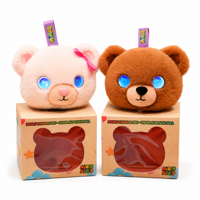 Jouet en peluche robot intelligent compagnon émotionnel avec rembourrage en coton PP et dialogue IA pour le soulagement du stress et l'éducation