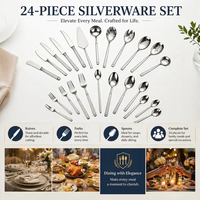 Vaisselle haut de gamme en acier inoxydable 304, couteau, fourchette et cuillère forgés style colonne romaine, durables, faciles à nettoyer, pour restaurant, steak-house, hôtel