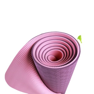 Tapete de Yoga Personalizado al por Mayor de TPE de una Sola Capa, 68 mm de Grosor, 720 g de Peso, Engrosado, Ensanchado, Alargado, Antideslizante, Rectangular - Product Image 4