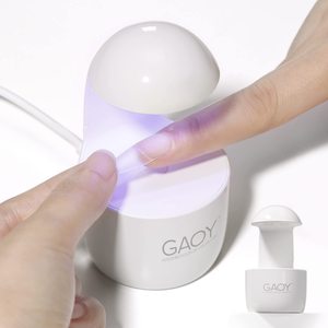 Mini Lámpara <span class=keywords><strong>UV</strong></span> <span class=keywords><strong>para</strong></span> <span class=keywords><strong>Uñas</strong></span> de Gel, Pequeña Lámpara LED+<span class=keywords><strong>UV</strong></span> de Curado Rápido, Diseño de Cáscara de Huevo, Alimentación USB/Batería, Bajo Ruido, Secador de <span class=keywords><strong>Uñas</strong></span> Blanco - Product Image 1