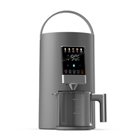 Samovar électrique turc portable Hotsy, nouveau design, grande capacité, en acier inoxydable, 3L+1L, avec fonction maintien au chaud