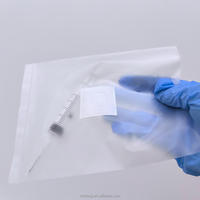 Sachets plats médicaux jetables en PE avec autocollant de dialyse à marquage à chaud, patch en papier, sacs étanches et résistants à l'humidité pour la vente en gros