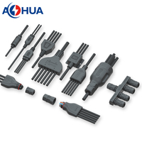 Connecteur étanche IP65 IP68 à 2 ou 3 broches pour module d'alimentation de lampadaire italien, câble d'extension mâle-femelle moulé, ODM OEM