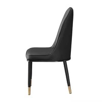 Chaise de salle à manger rembourrée certifiée BIFMA X5.4 en similicuir, vente en gros directe d'usine pour hôtels et restaurants