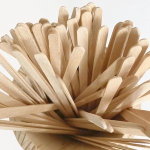 100 pz Stick di cera per la depilazione in legno spatola monouso per la depilazione delle sopracciglia per la <span class=keywords><strong>ceretta</strong></span> spatola per donna strumento di bellezza - Product Image 4