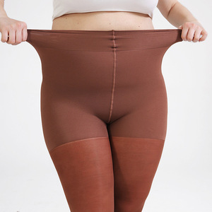 Plus <strong>Pantyhose</strong> <strong>Fat</strong> Women's <strong>Pantyhose</strong> Belly Lift Compression Stockings Base - Product Image 4
