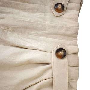 <span class=keywords><strong>Pantaloncini</strong></span> a vita alta alla moda con decorazioni a bottone ShoHigh Rts <span class=keywords><strong>pantaloncini</strong></span> larghi di <span class=keywords><strong>lino</strong></span> larghi di cotone Shorts nuovi <span class=keywords><strong>pantaloncini</strong></span> da <span class=keywords><strong>donna</strong></span> per ragazzi vendita calda - Product Image 5