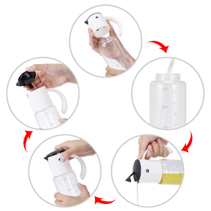 Distributeur d'huile en verre recyclé à ouverture automatique par gravité 350 ml, anti-fuite, <span class=keywords><strong>pour</strong></span> cuisine domestique - Product Image 2