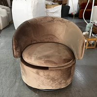 Fauteuil lounge au design abstrait, base circulaire empilable contemporaine, style pop art moderne, fauteuil d'appoint rembourré
